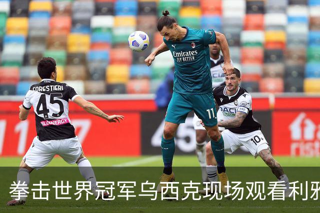 拳击世界冠军乌西克现场观看利雅得胜利的比赛，并身穿C罗的球衣